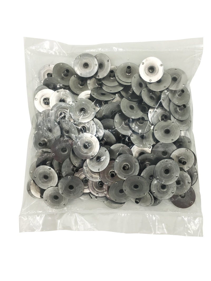EricX Light 200pcs 20mm Metal Candle Wick Sustainer Tabs,for Candle Making,Candle DIY - Image 1